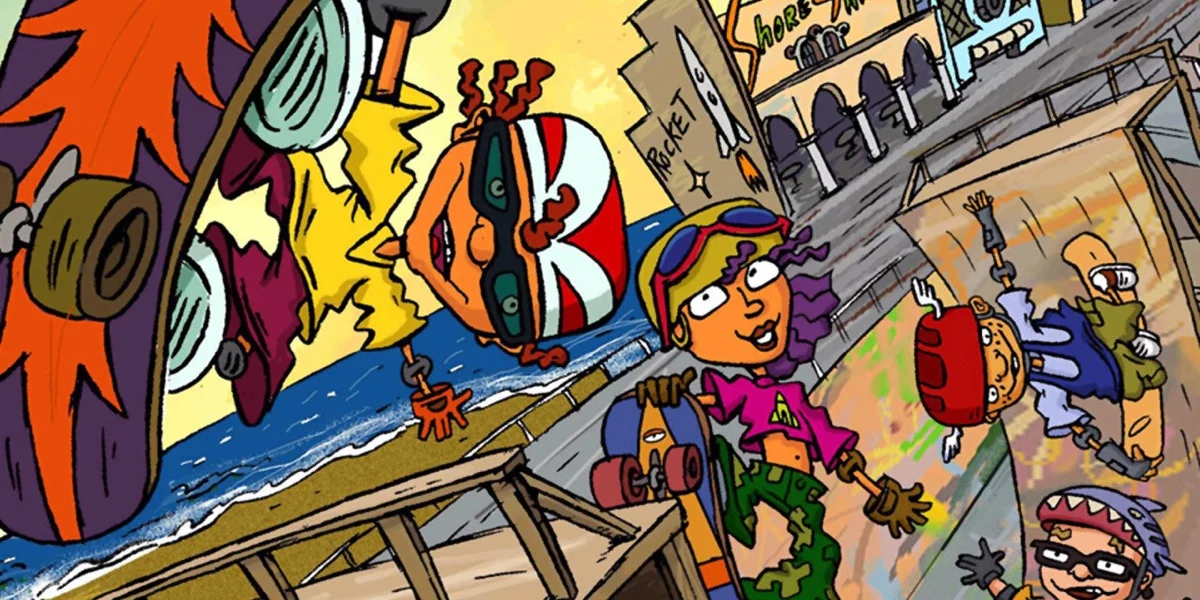Cover Coloring Page - Rocket Power