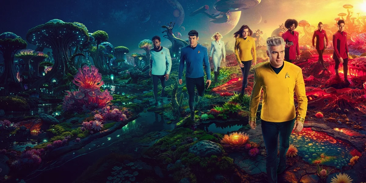 Cover Coloring Page - Star Trek: Strange New Worlds