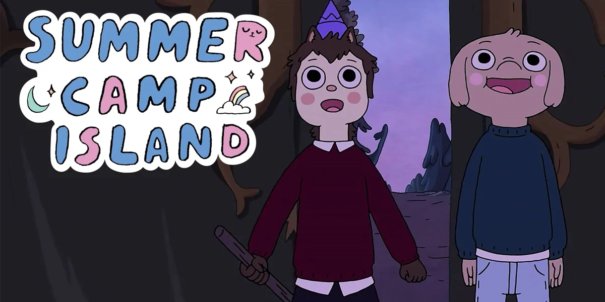 Cover Coloring Page - Summer Camp Island