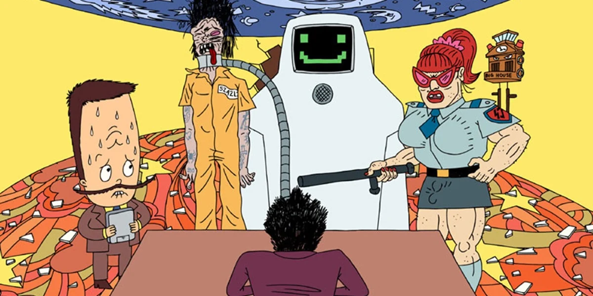 Cover Coloring Page - Superjail!