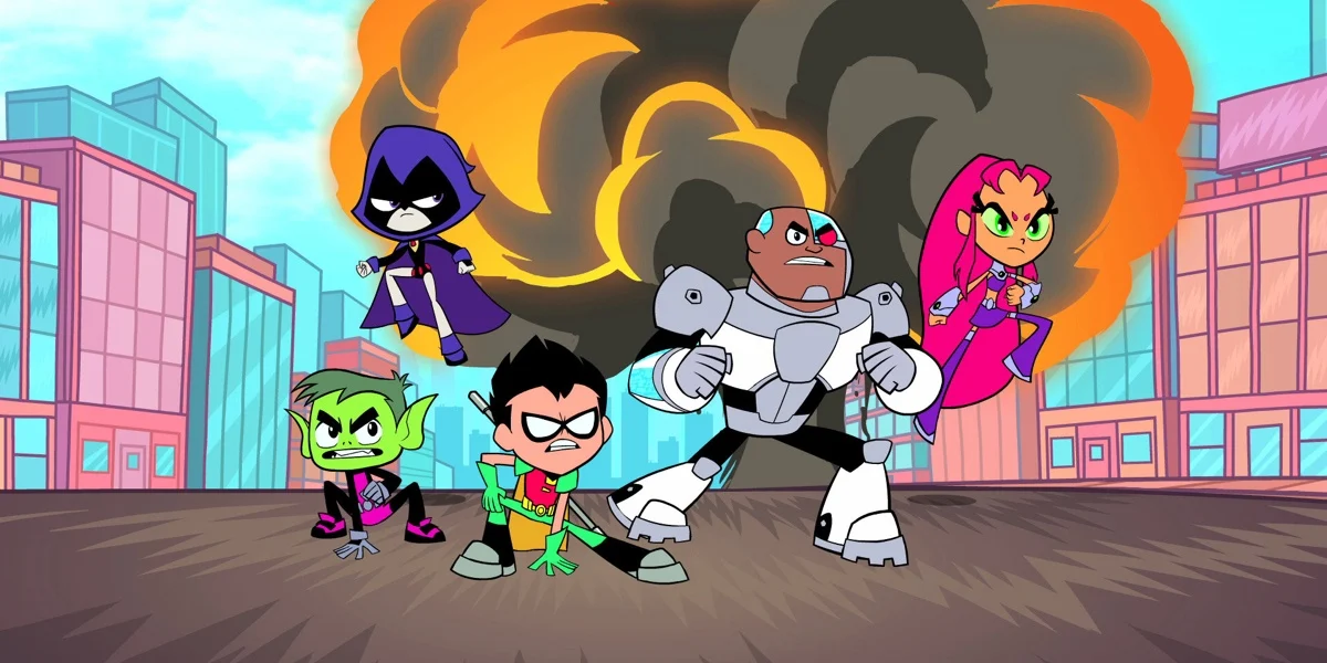 Cover Coloring Page - Teen Titans Go!