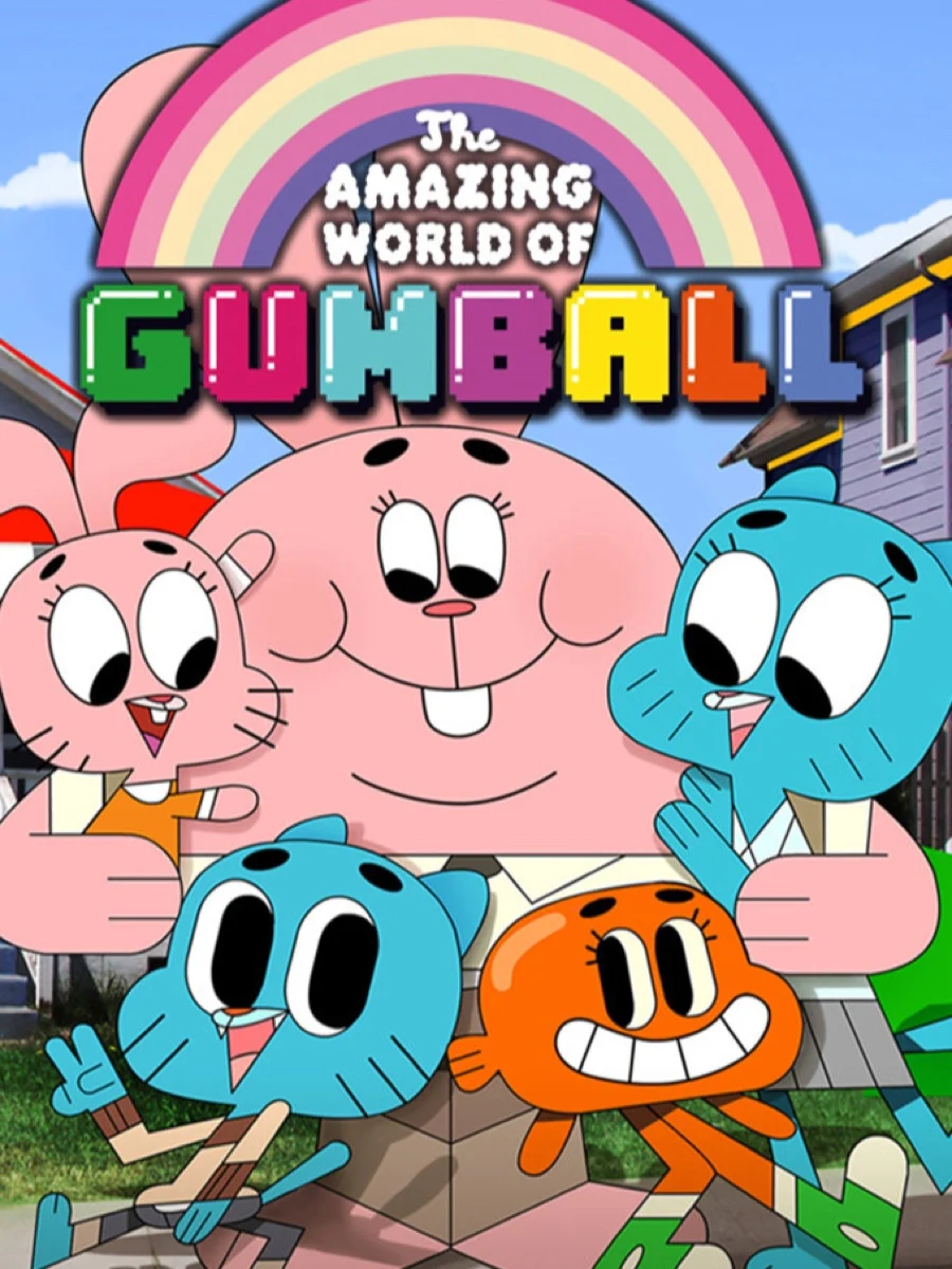 Cover Coloring Page - The Amazing World of Gumball