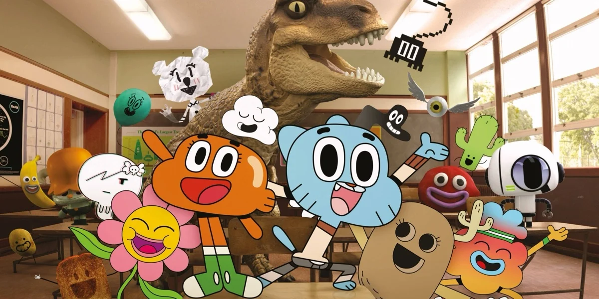 Cover Coloring Page - The Amazing World of Gumball
