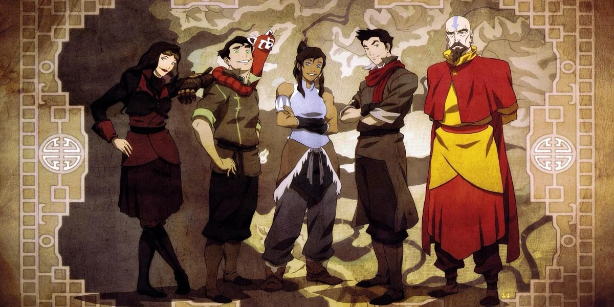 Cover Coloring Page - The Legend of Korra