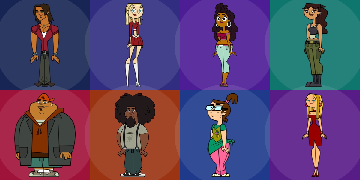 Cover Coloring Page - Total Drama: Participantes