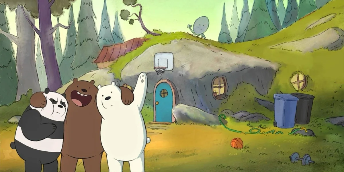 Portada Página para colorear - We Bare Bears